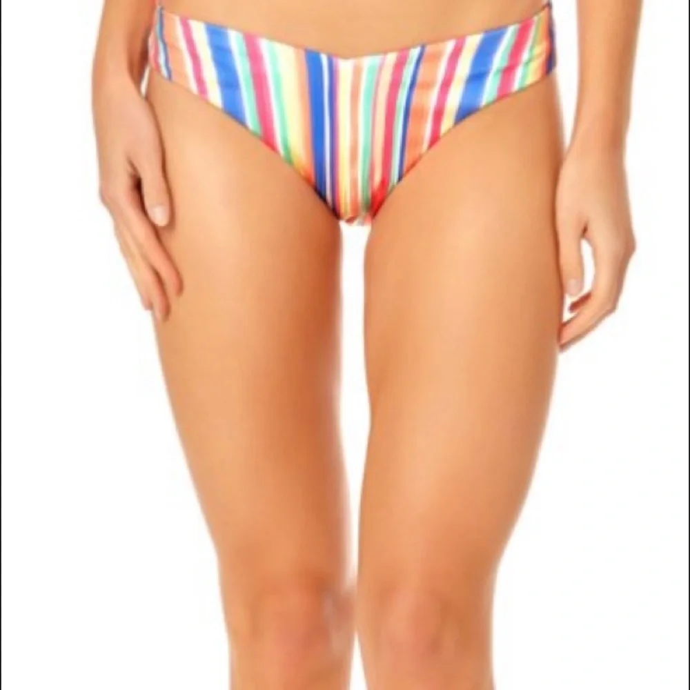 🌈No Boundaries Rainbow‎ Stripes Swim Bottoms🌈